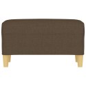 ŁAWKA BRĄZOWY 70X35X41CM TAPICEROWANA TKANINĄ