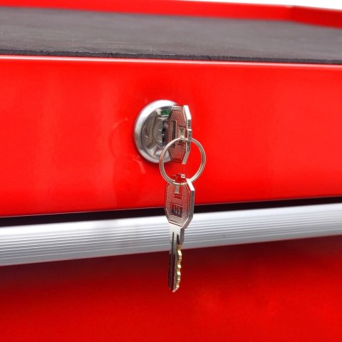 WÓZEK NARZĘDZIOWY/WARSZTATOWY Z 5 SZUFLADAMI CZERWONY