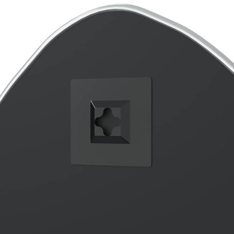 LUSTRO ŚCIENNE SREBRNE 50X40CM