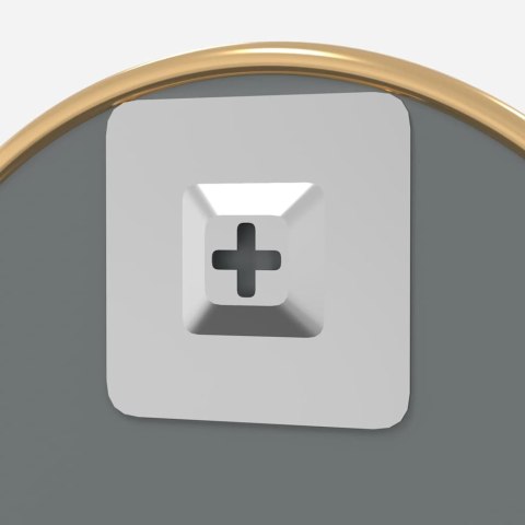 LUSTRO ŚCIENNE ZŁOTE Ø 40CM OKRĄGŁE