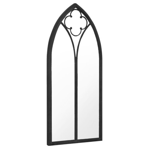 LUSTRO OGRODOWE CZARNE 100X45CM ŻELAZNE