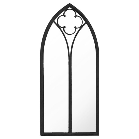LUSTRO OGRODOWE CZARNE 100X45CM ŻELAZNE