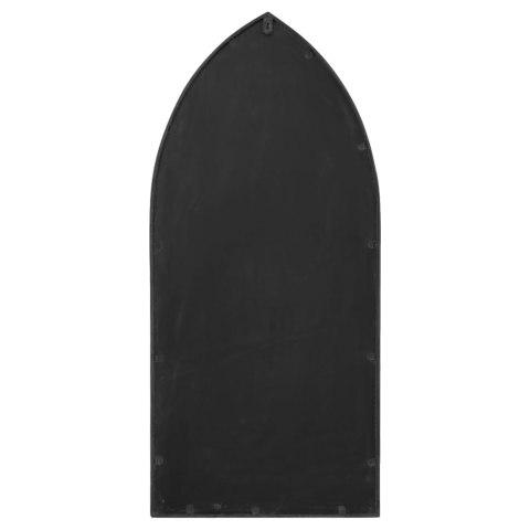 LUSTRO OGRODOWE CZARNE 100X45CM ŻELAZNE