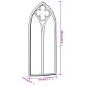 LUSTRO OGRODOWE CZARNE 100X45CM ŻELAZNE