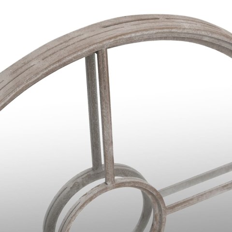 LUSTRO OGRODOWE KOLOR PIASKOWY 40X4CM OKRĄGŁA ŻELAZNA RAMA