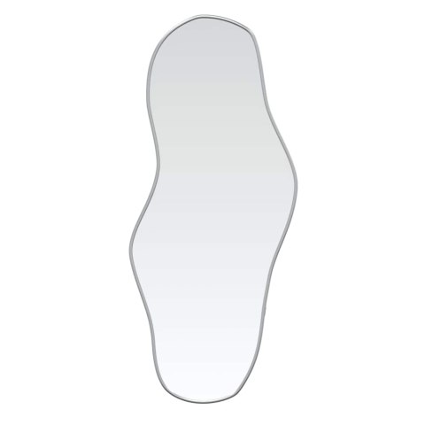 LUSTRO ŚCIENNE SREBRNE 60X25CM