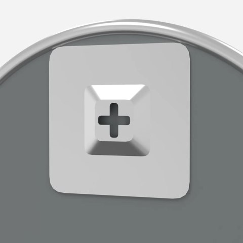 LUSTRO ŚCIENNE SREBRNE Ø 40CM OKRĄGŁE