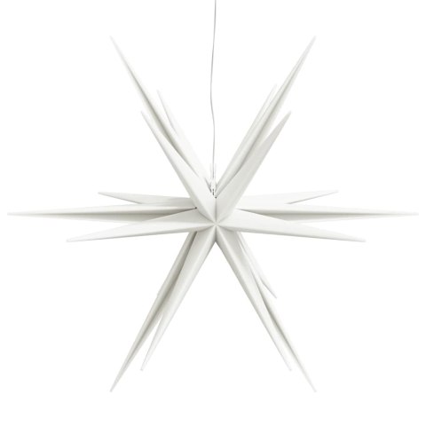 GWIAZDA OZDOBA ŚWIETLNA Z LED SKŁADANA BIAŁA 57CM