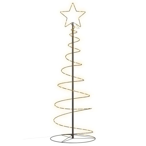 CHOINKA LED 100 LED CIEPŁA BIEL 150CM