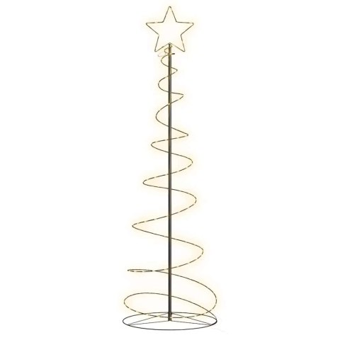 CHOINKA LED 120 LED CIEPŁA BIEL 180CM