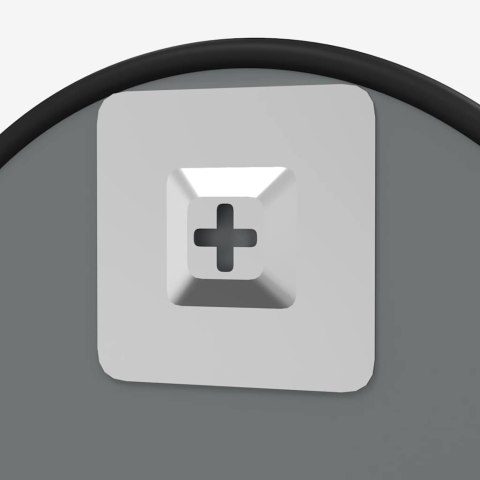 LUSTRO ŚCIENNE CZARNE Ø 30CM OKRĄGŁE