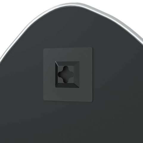 LUSTRO ŚCIENNE SREBRNE 60X50CM