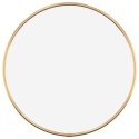 LUSTRO ŚCIENNE ZŁOTE Ø 30CM OKRĄGŁE