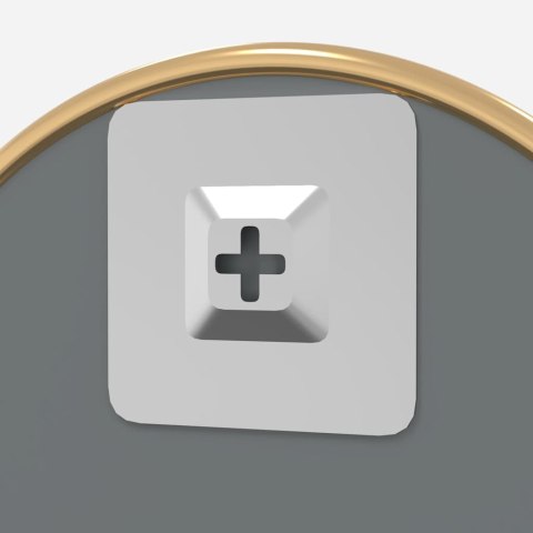 LUSTRO ŚCIENNE ZŁOTE Ø 30CM OKRĄGŁE