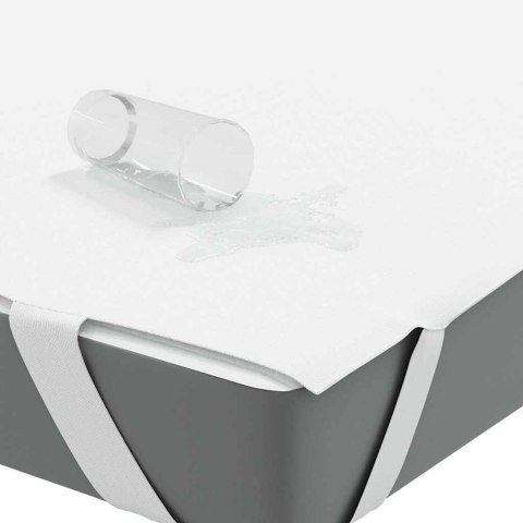 OCHRANIACZ NA MATERAC BIAŁY 160X220CM WODOODPORNY