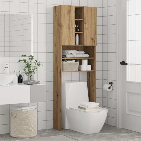 SZAFKA NA PRALKĘ DĄB ARTISAN 64X25,5X190CM