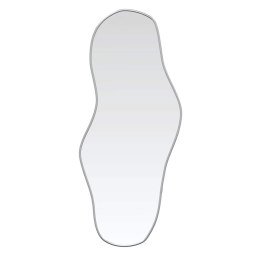 LUSTRO ŚCIENNE SREBRNE 80X35CM