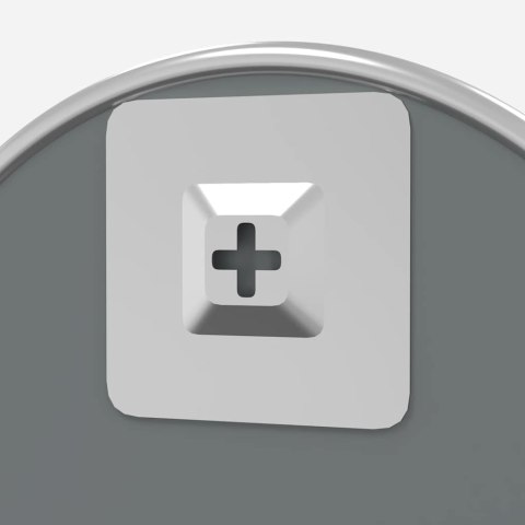 LUSTRO ŚCIENNE SREBRNE Ø 30CM OKRĄGŁE