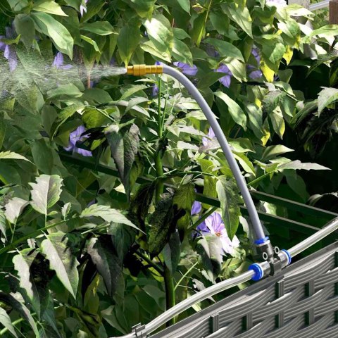 DONICE OGRODOWE CZARNY 120X40X37.5CM STAL