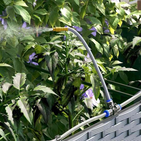 DONICE OGRODOWE JASNOSZARY 160X40X37.5CM STAL