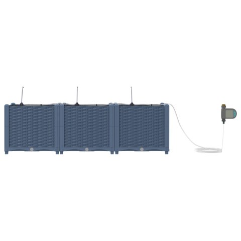 DONICE OGRODOWE SZARY 120X40X37.5CM STAL