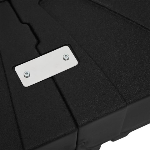 VidaXL Zestaw bazy parasola z wysięgnikiem 2 pcs Czarny