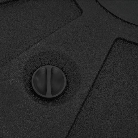 VidaXL Zestaw bazy parasola z wysięgnikiem 2 pcs Czarny