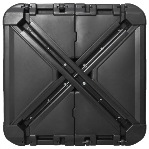 VidaXL Zestaw bazy parasola z wysięgnikiem 2 pcs Czarny