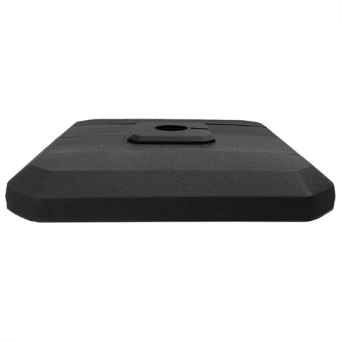 VidaXL Zestaw bazy parasola z wysięgnikiem 4 pcs Czarny