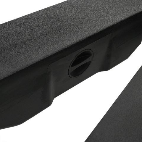 VidaXL Zestaw bazy parasola z wysięgnikiem 4 pcs Czarny