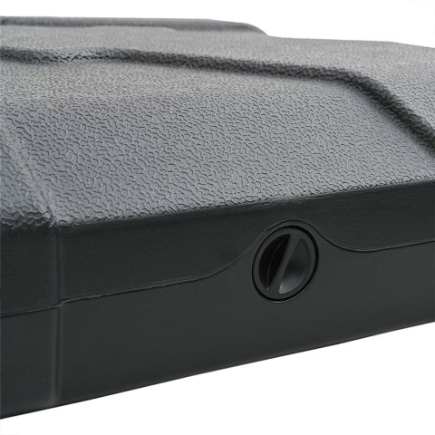 VidaXL Zestaw podstawy parasola 2 pcs Czarny 88.5 x 88.5 x 12 cm