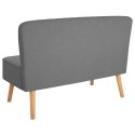 SOFA 117X555X77CM JASNOZIELONY MATERIAŁ