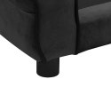 SOFA DLA PSA CZARNA 72X45X30CM PLUSZOWA