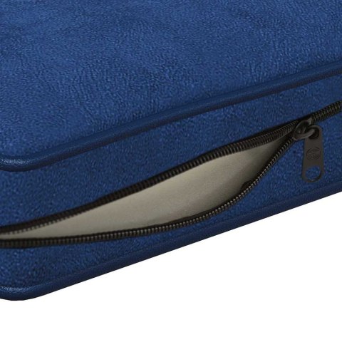 SOFA DLA PSA NIEBIESKA 72X45X30CM PLUSZOWA