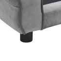 SOFA DLA PSA SZARA 72X45X30CM PLUSZOWA