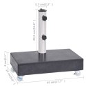 STOJAK POD PARASOL CZARNY 45X25X8CM GRANITOWY