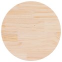 BLAT STOŁU Ø60X2,5CM LITE DREWNO SOSNOWE