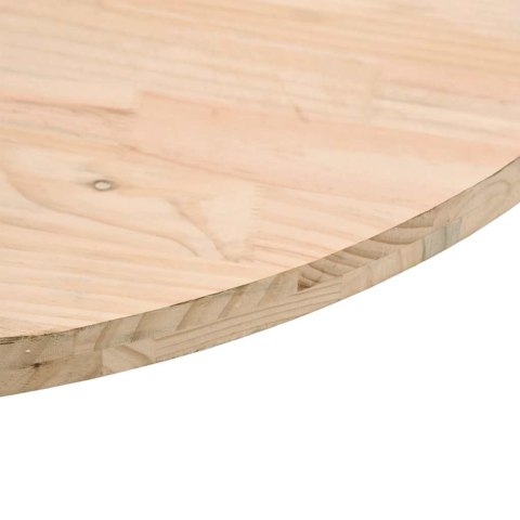 BLAT STOŁU Ø60X2,5CM LITE DREWNO SOSNOWE