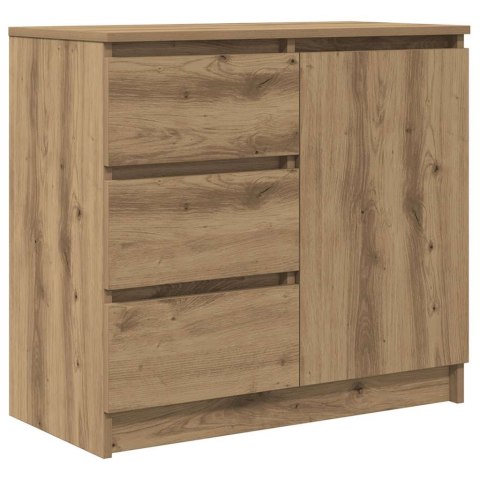 KOMODA Z SZUFLADĄ ARTISAN OAK 71X35X65CM DREWNO KLEJONE