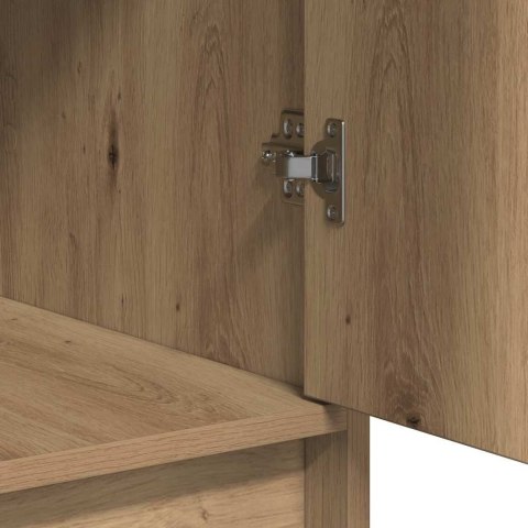 VidaXL Toaletka 3 pcs Brązowy 40 x 41 x 75 cm Materiał drewnopochodny