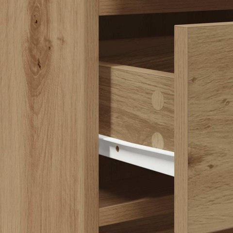 VidaXL Toaletka 3 pcs Brązowy 40 x 41 x 75 cm Materiał drewnopochodny