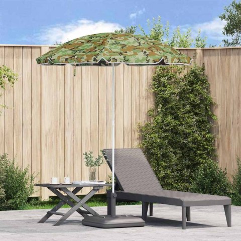 VidaXL Parasol plażowy Zielony 206 x 206 x 212 cm Poliester i Metal