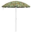 VidaXL Parasol plażowy Zielony 206 x 206 x 212 cm Poliester i Metal