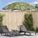 VidaXL Parasol plażowy Zielony 263 x 263 x 272 cm Poliester i Metal