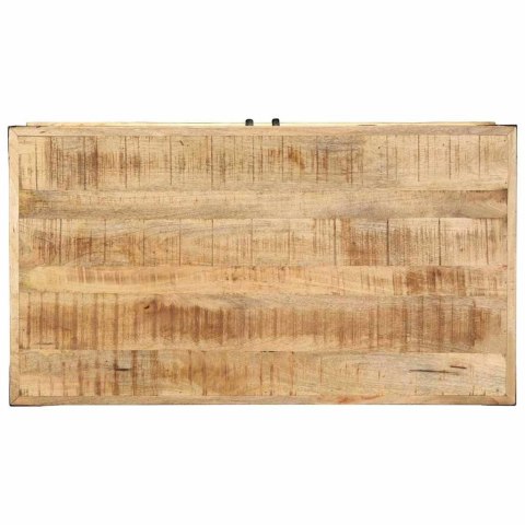 STOLIK KAWOWY BRĄZOWY 90X50X40CM LITE DREWNO MANGO