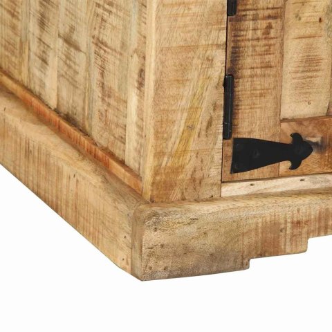 STOLIK KAWOWY BRĄZOWY 90X50X40CM LITE DREWNO MANGO