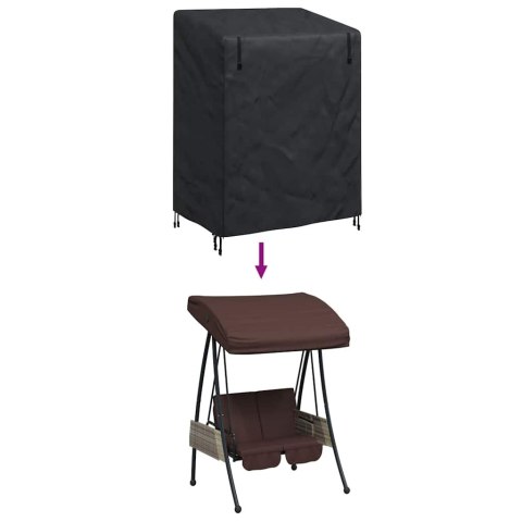 POKROWIEC NA HUŚTAWKĘ OGRODOWĄ 120X90X155CM