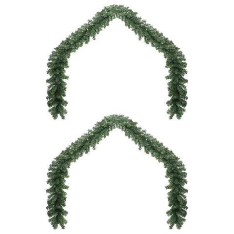GIRLANDA BOŻONARODZENIOWA 2 PCS ZIELONY 20M PVC