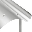 VidaXL Nasada kominkowa Srebrny 59.5 x 50 x 36.5 cm Stal nierdzewna