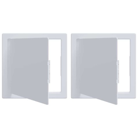 PANELE DOSTĘPU 2 PCS BIAŁY 20X20X2CM PLASTIK ABS